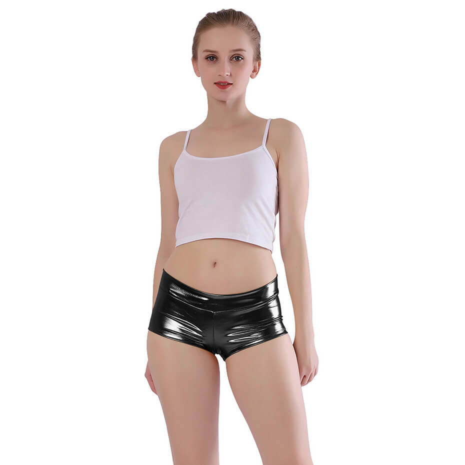 metallic shorts
