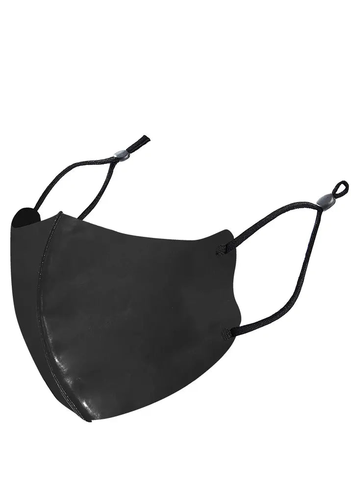 Washable Patent Leather Mask for Masquerade, Cosplay & Night Out