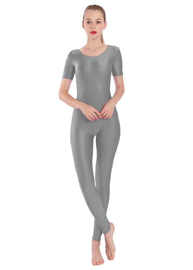 Speerise 3/4 Sleeve Unitard Spandex Jumpsuit