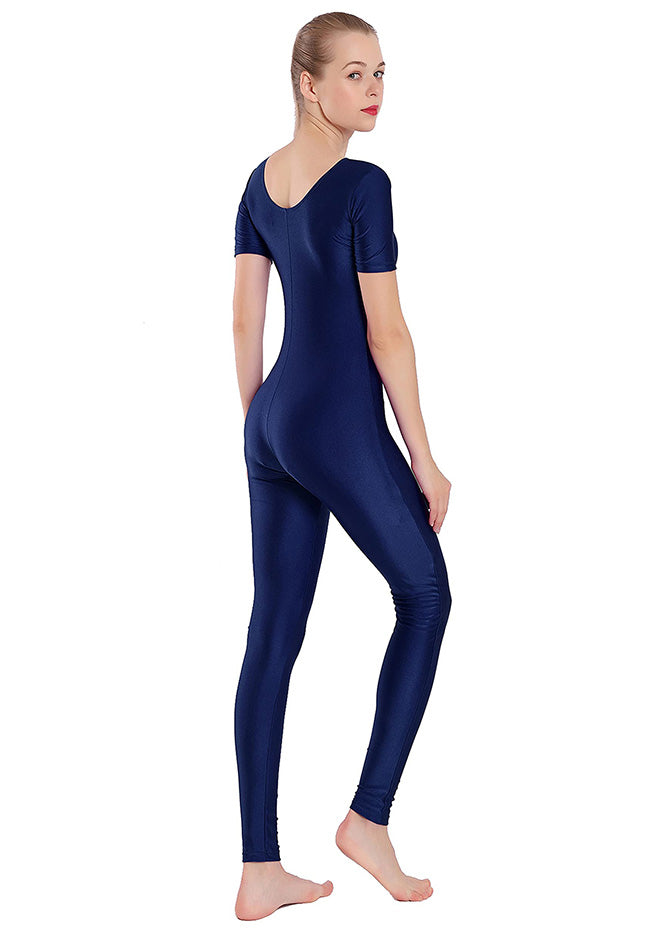 Speerise 3/4 Sleeve Unitard Spandex Jumpsuit