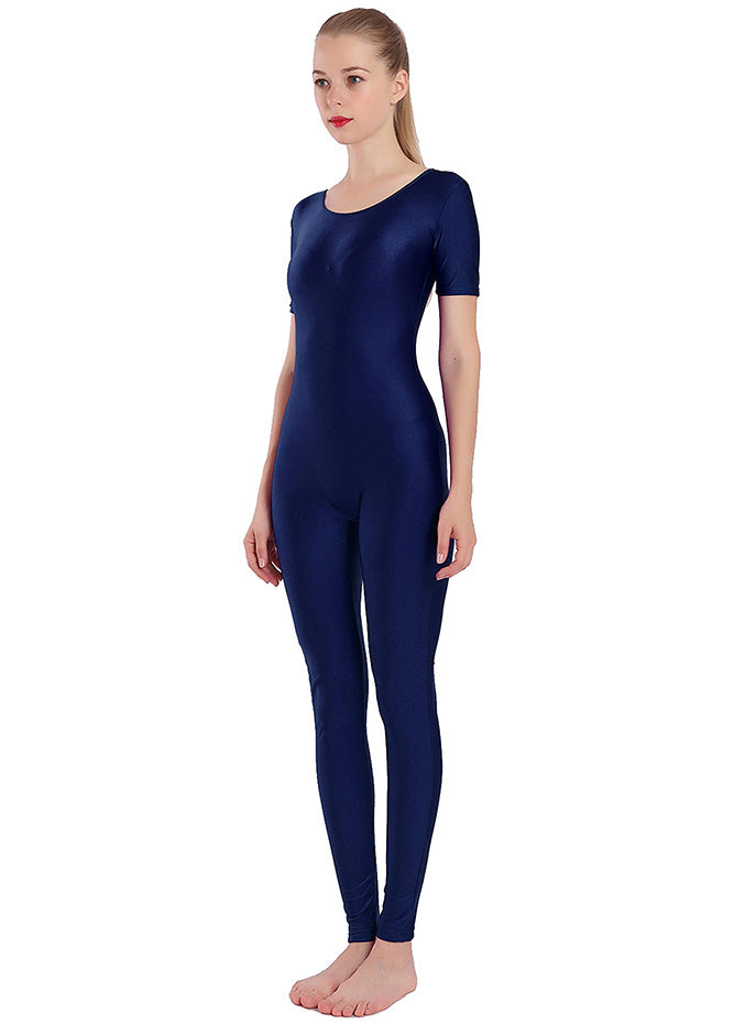 Speerise 3/4 Sleeve Unitard Spandex Jumpsuit