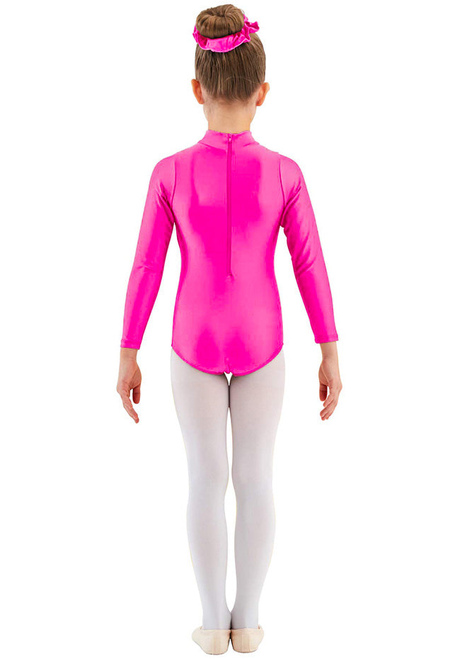 Speerise Girls Turtleneck Long Sleeve Junior Leotard