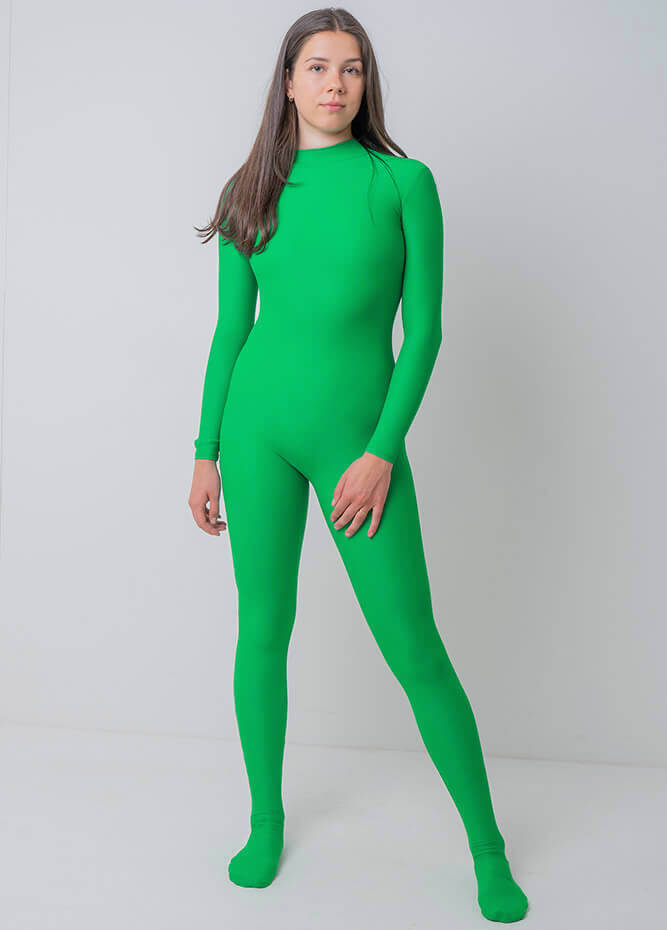 Speerise Full Bodysuit for Women One Piece Footed