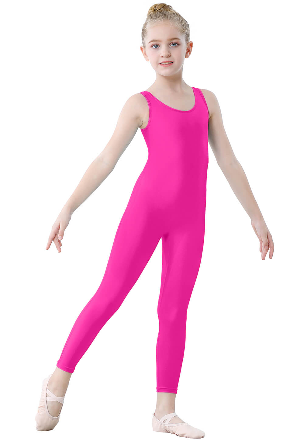 Speerise Girls Sleeveless Tank Stretchy Unitards