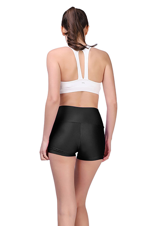 Ladies High Waisted Yoga Shorts