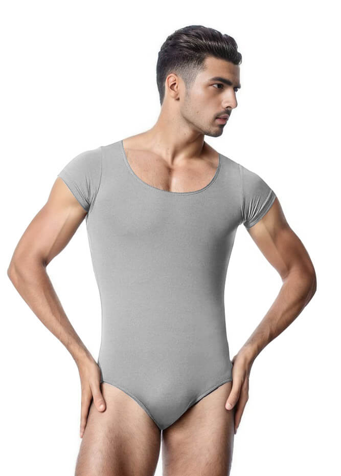 Mens Cap Sleeve Gymnastics Leotard