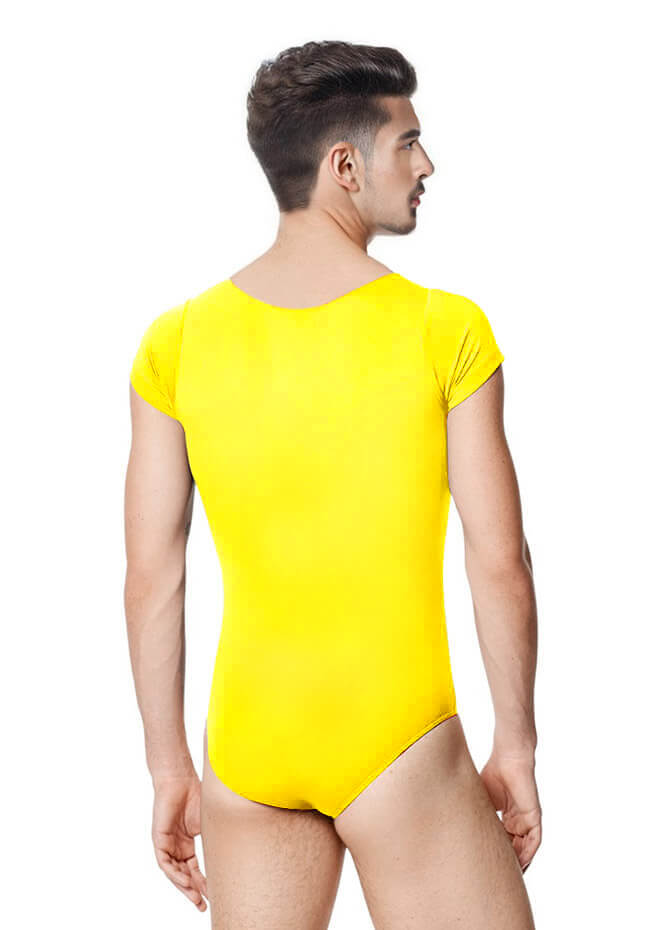 Mens Cap Sleeve Gymnastics Leotard