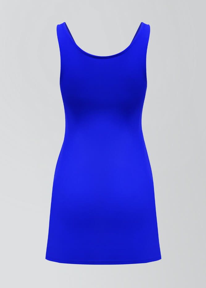 2-in-1 Tank Active Dress With Attached Shorts