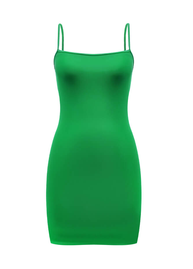 Spandex Sling Bodycon Mini Dresses