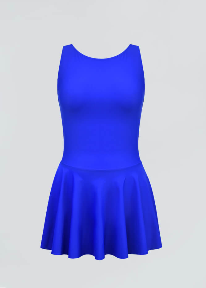 Thong Backless Tank Skirted Leotard
