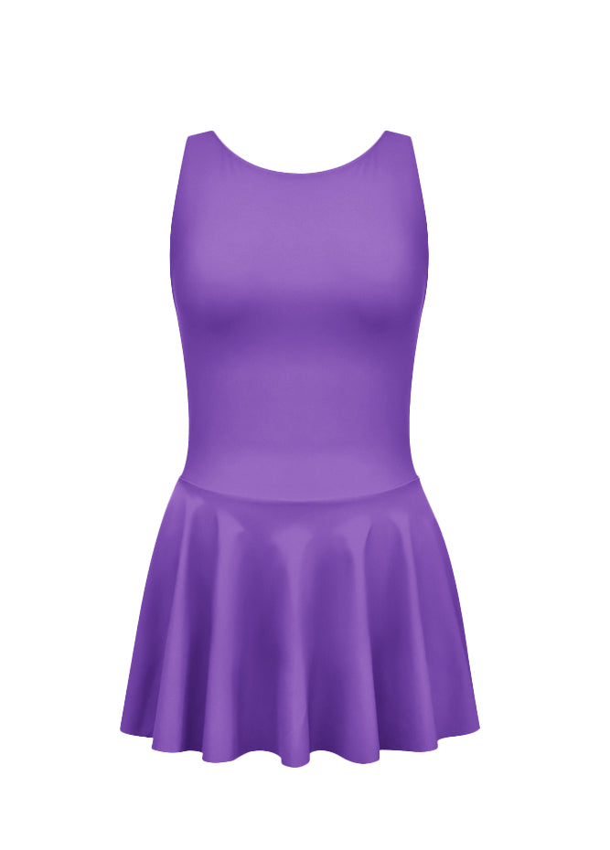 Thong Backless Tank Skirted Leotard