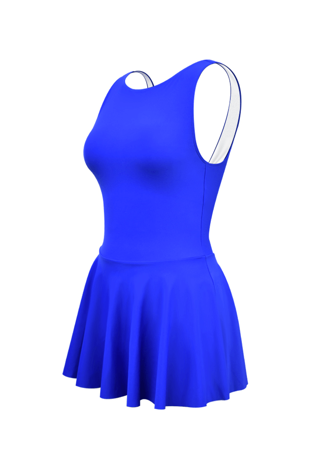 Thong Backless Tank Skirted Leotard
