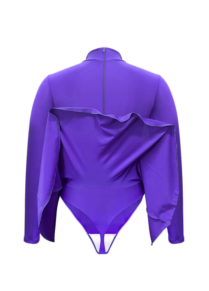 Thong Long Sleeve Skirted Leotard