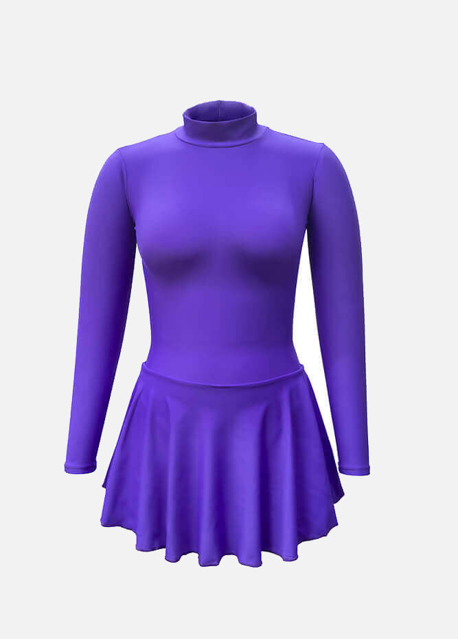 Thong Long Sleeve Skirted Leotard