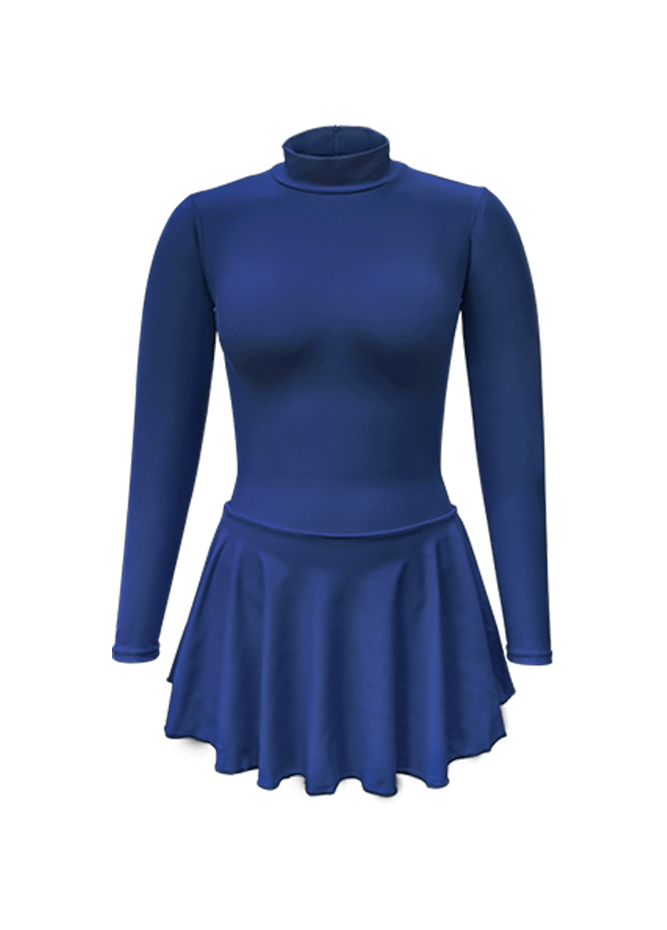 Thong Long Sleeve Skirted Leotard