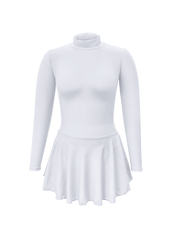 Thong Long Sleeve Skirted Leotard