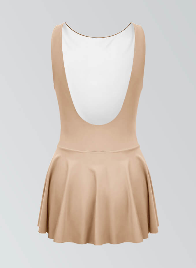Thong Backless Tank Skirted Leotard