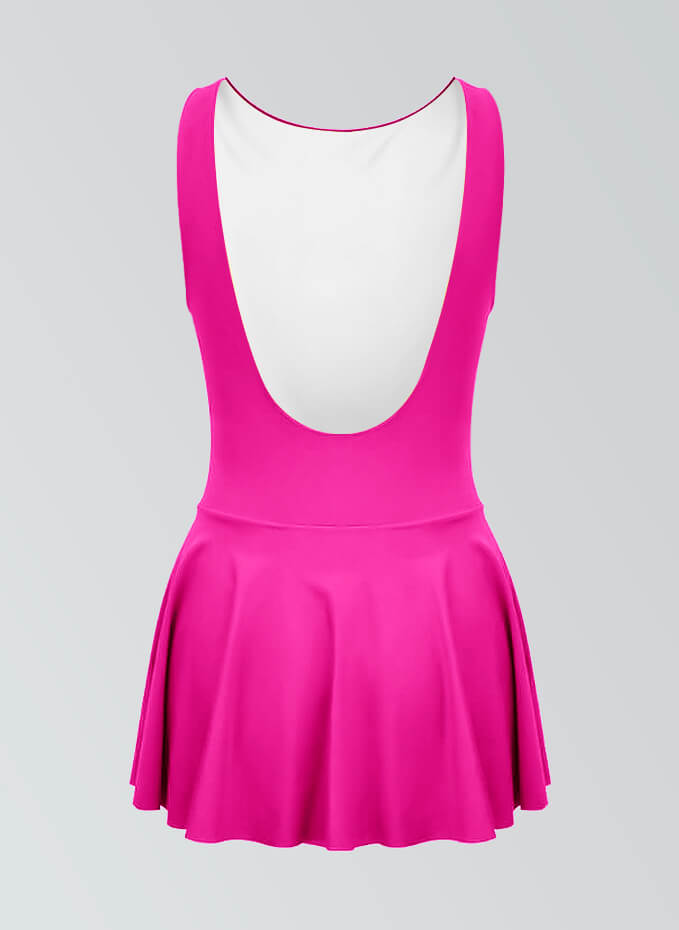 Thong Backless Tank Skirted Leotard
