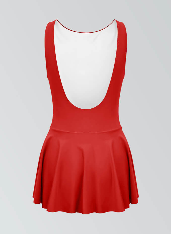 Thong Backless Tank Skirted Leotard