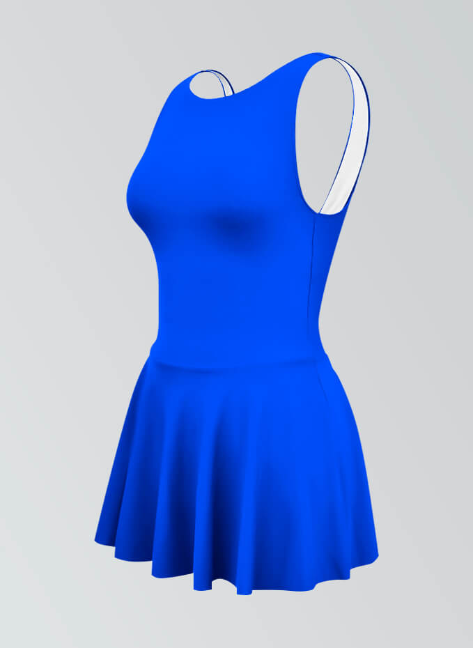 Thong Backless Tank Skirted Leotard