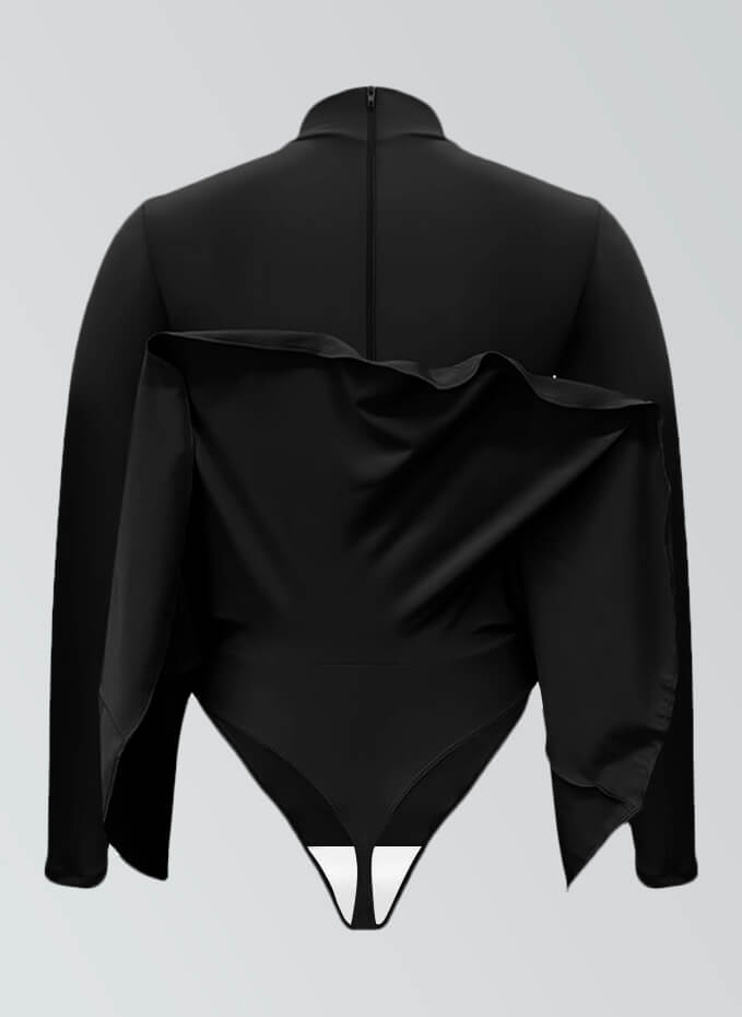 Thong Long Sleeve Skirted Leotard