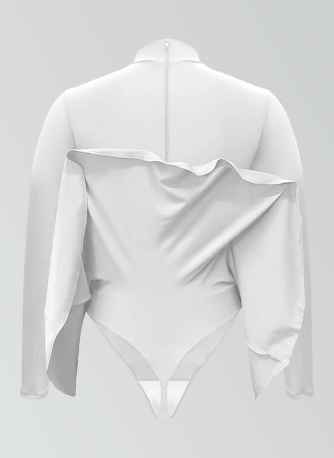 Thong Long Sleeve Skirted Leotard