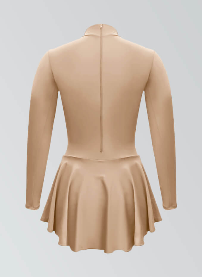 Thong Long Sleeve Skirted Leotard