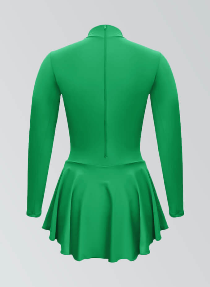 Thong Long Sleeve Skirted Leotard