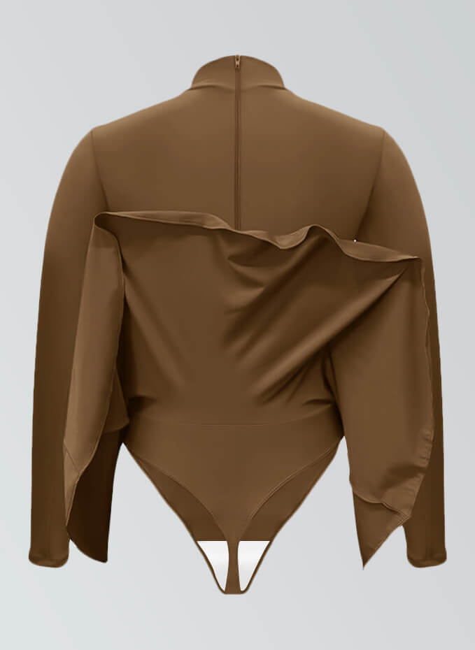 Thong Long Sleeve Skirted Leotard