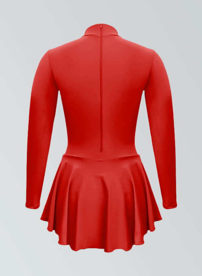 Thong Long Sleeve Skirted Leotard