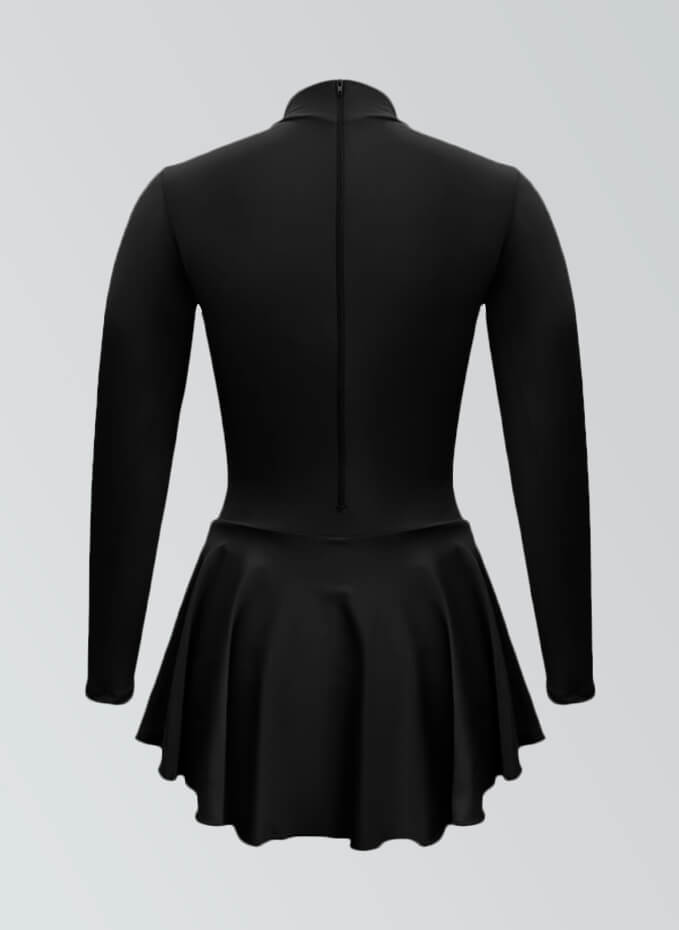 Thong Long Sleeve Skirted Leotard