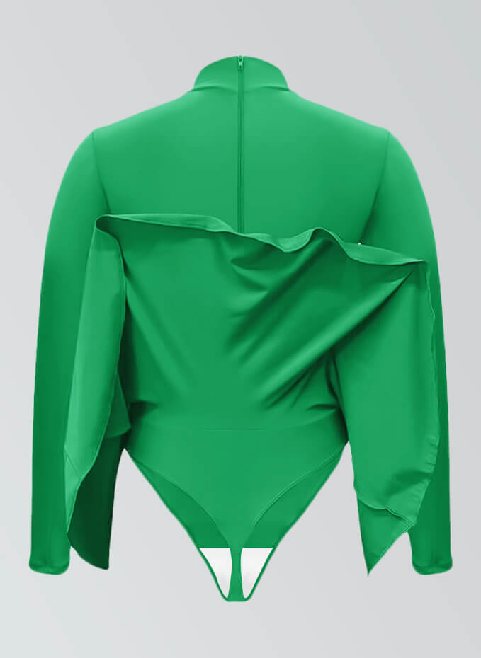 Thong Long Sleeve Skirted Leotard