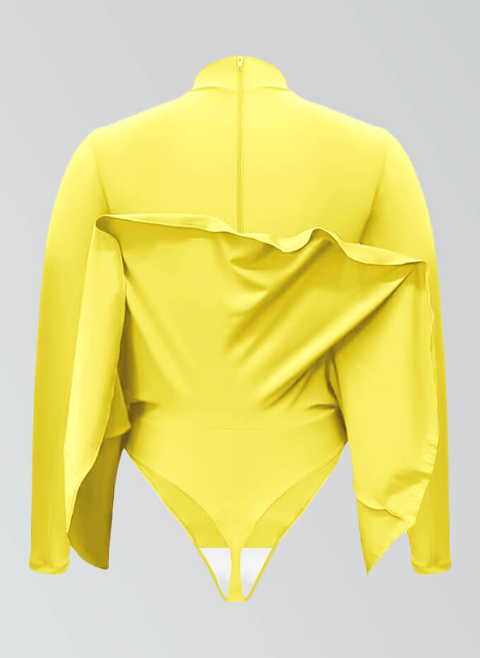 Thong Long Sleeve Skirted Leotard