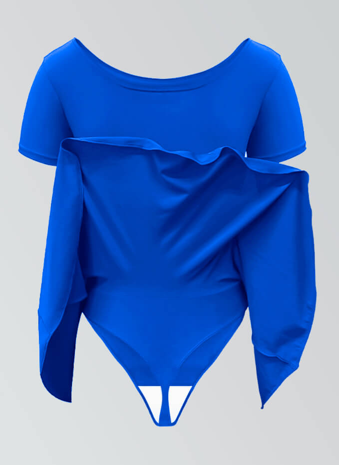 Thong Short Sleeve Skirted Leotard