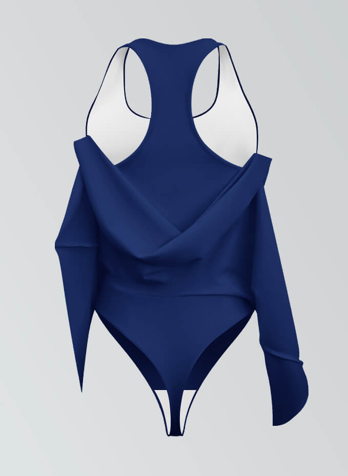 Thong Sleeveless Fitness Skirted Leotard