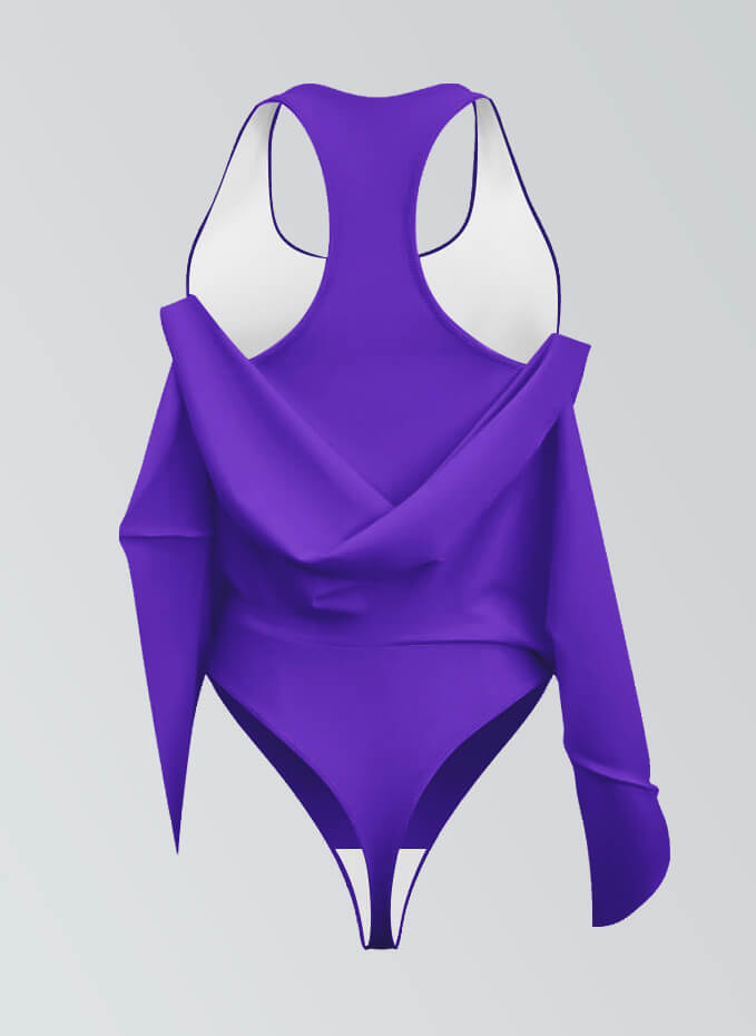 Thong Sleeveless Fitness Skirted Leotard