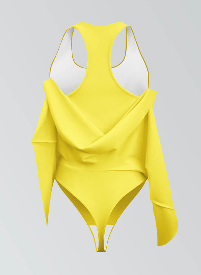 Thong Sleeveless Fitness Skirted Leotard