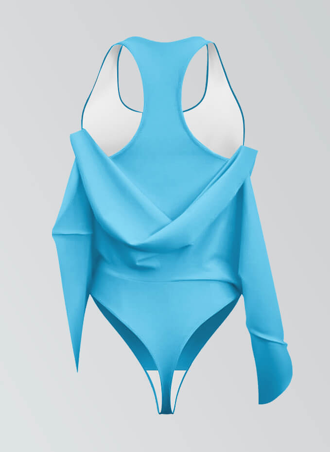 Thong Sleeveless Fitness Skirted Leotard