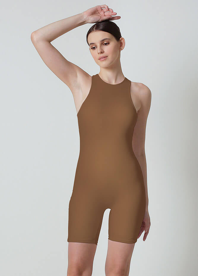 Womens Halter Neck Short Jumpsuit Romper