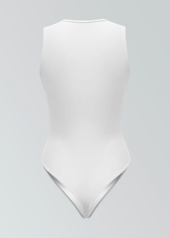 Womens Sleeveless Zip Front Spandex Leotard