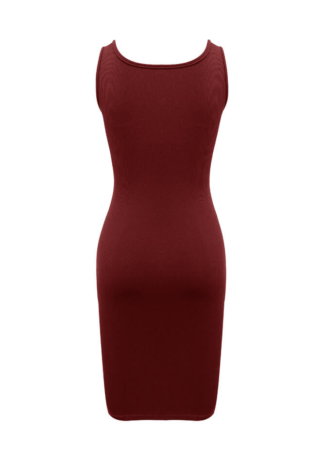 Ribbed Bodycon Midi Dresses