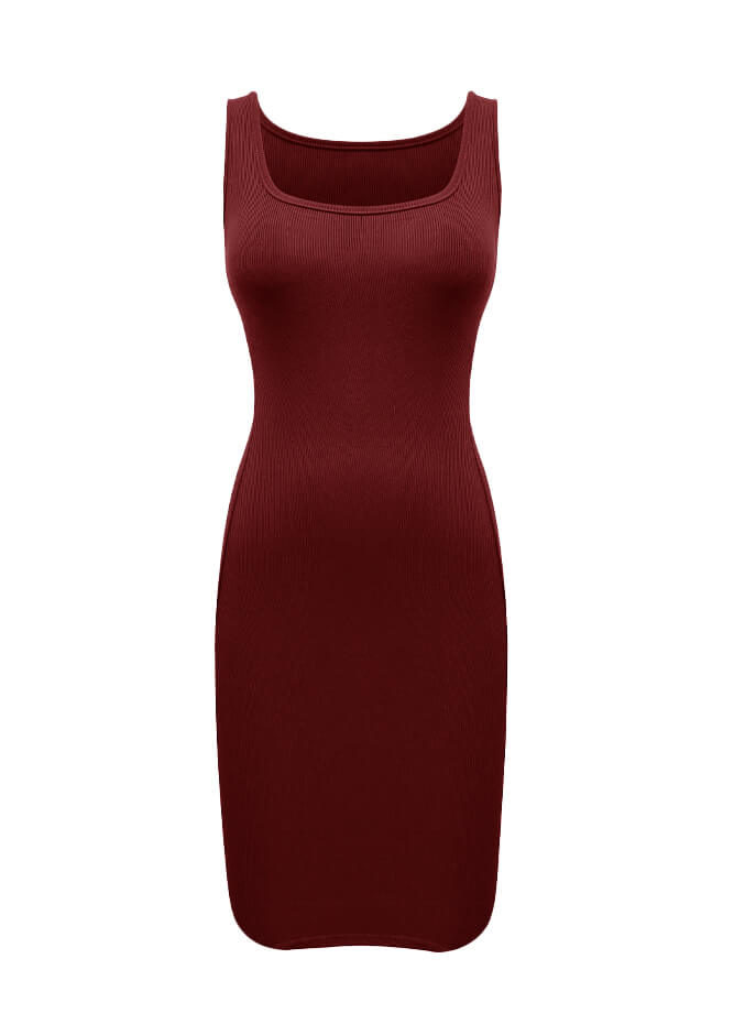 Ribbed Bodycon Midi Dresses