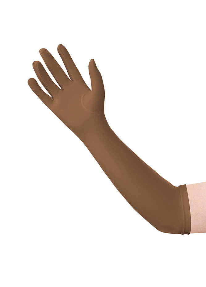 Long Matte Seamless Spandex Gloves