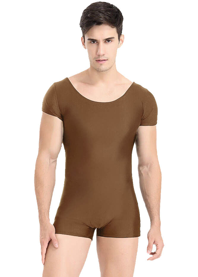 Speerise Mens Spandex Bodysuit Workout Biketard