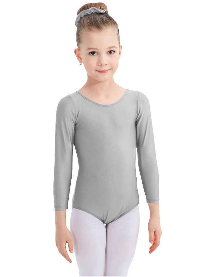 Speerise Girls Roundneck Long Sleeve Leotard