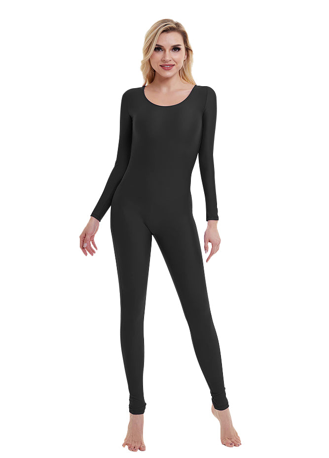 Speerise Long Sleeve Scoop Neck Unitard