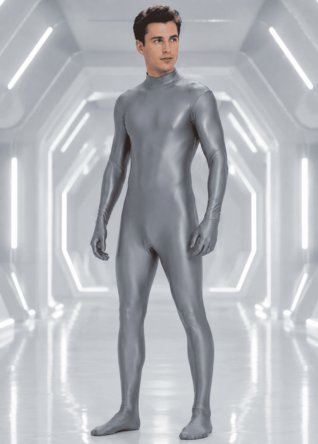 Mens Full Body Costume Spandex Unitard
