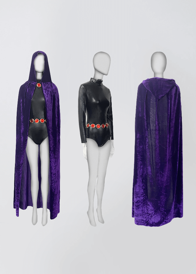 Metallic Raven Cosplay Halloween Costume