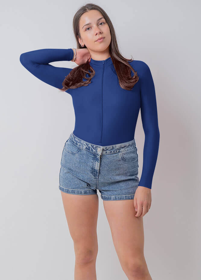Speerise Ladies Zip Front Leotard