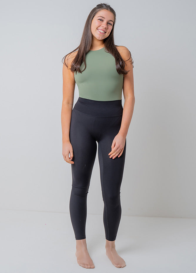 olive tank top bodysuit